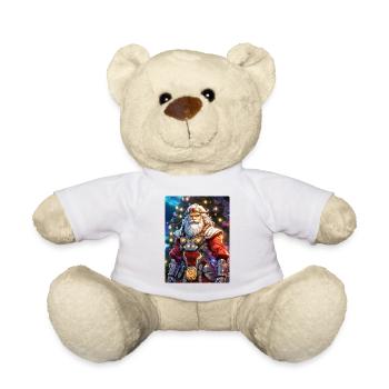Weihnachten Cyberpunk Weihnachtsmann 1.5 - Teddy - Weiß - Vorne