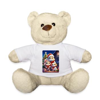 Weihnachten Hasen Familie 1.6 - Teddy - Weiß - Vorne