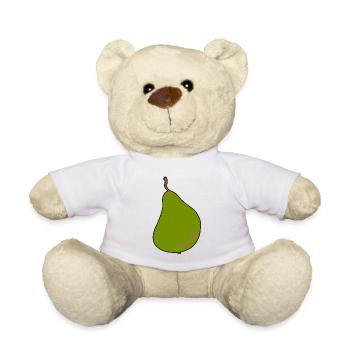 Simple Pear - Teddy Bear - white - Front