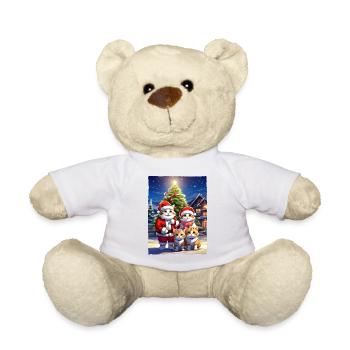 Famille de chats de Noël 1.10 - Nounours - blanc - Devant