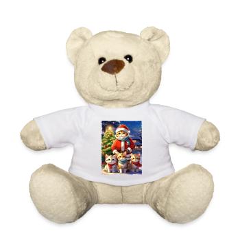 Famille de chats de Noël 1.7 - Nounours - blanc - Devant