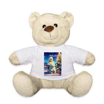 Ours polaire de Noël 1.3 - Nounours - blanc - Devant