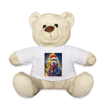 Weihnachten Wolf 1.1 - Teddy - Weiß - Vorne