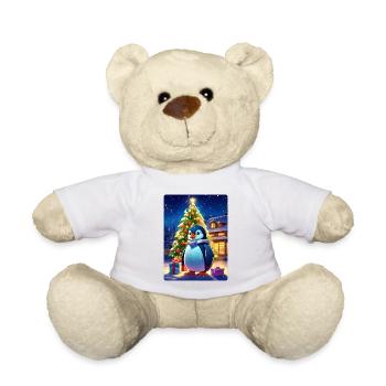 Christmas Penguin 1.1 - Teddy Bear - white - Front