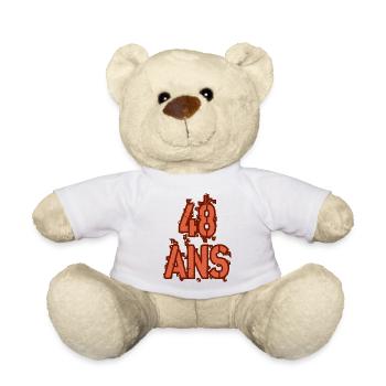 48 ANS - Nounours - blanc - Devant