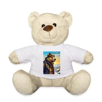 Ours de paysage d’hiver steampunk 1.5 - Nounours - blanc - Devant