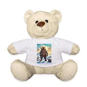 Steampunk Winter Landscape Bear 1.1 - Teddy Bear - white - Front