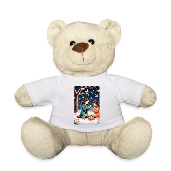 Cadeau de la mère de conception personnalisée - Nounours - blanc - Devant
