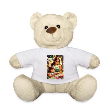 Cadeau de la mère de conception personnalisée - Nounours - blanc - Devant