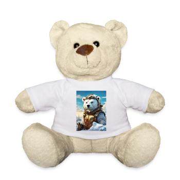 Steampunk Winter Landscape Polar Bear 1.7 - Teddy Bear - white - Front
