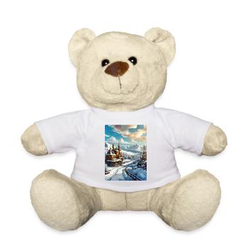 Paysage d’hiver steampunk 1.8 - Nounours - blanc - Devant