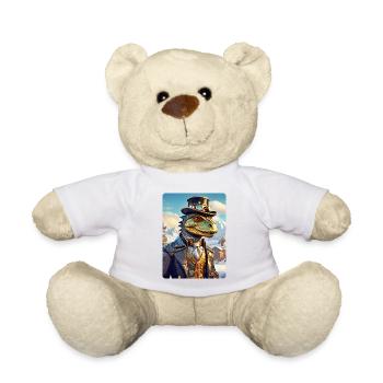 Steampunk Winter Wonderland Dino 1.12 - Nounours - blanc - Devant