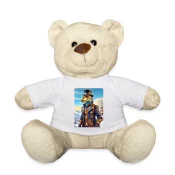 Steampunk paysage d’hiver Dino 1.5 - Nounours - blanc - Devant