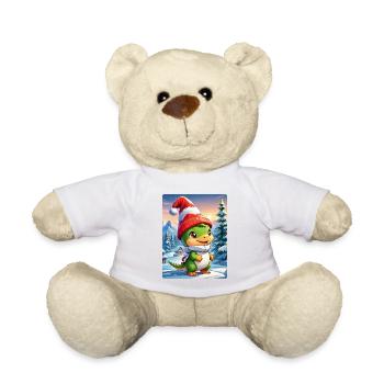 Anime Winterlandschaft Dino 1.6 - Teddy - Weiß - Vorne