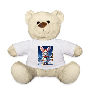 Anime Winterlandschaft Hase 1.7 - Teddy - Weiß - Vorne