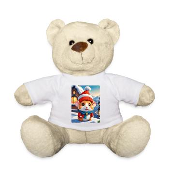 Anime Paysage D’hiver Hamster 1.3 - Nounours - blanc - Devant