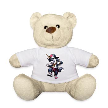 Licorne Hip Hop Einhorn - Nounours - blanc - Devant