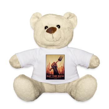 Eat The Rich No War But Class War - Teddy - Weiß - Vorne