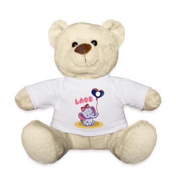 Laos Laotien éléphant Laotien Lao je cadeau - Nounours - blanc - Devant