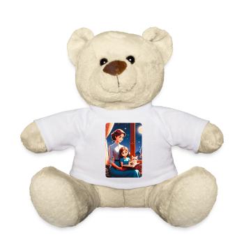 You Can Add Your Gift Text Below The Design - Teddy Bear - white - Front