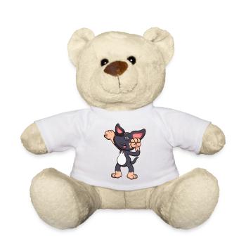 Yawning Chihuahua - Teddy Bear - white - Front