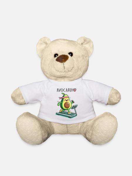 Avocardio - Nounours - blanc