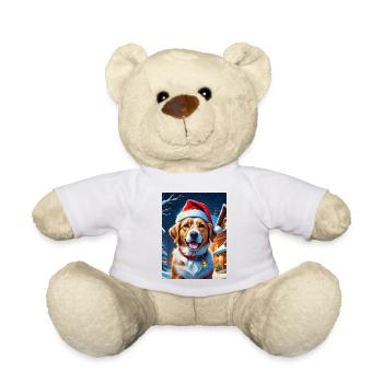 Winterlandschaft Hund 3.4 - Teddy - Weiß - Vorne