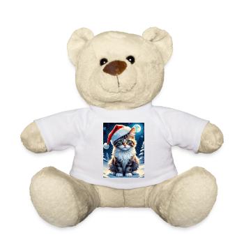 Winterlandschaft Katze 3.7 - Teddy - Weiß - Vorne