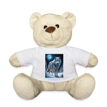 Loup de paysage d’hiver 1.5 - Nounours - blanc - Devant