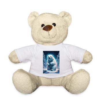 Winter Landscape Bears 1.5 - Teddy Bear - white - Front
