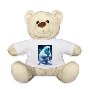 Winter Landscape Bears 1.9 - Teddy Bear - white - Front