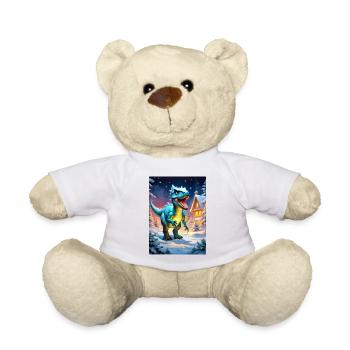 Winter Landscape Dino 3.2 - Teddy Bear - white - Front