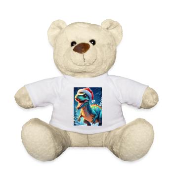 Winter Landscape Dino 2.1 - Teddy Bear - white - Front