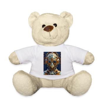 Steampunk Alien 1.1 - Teddy Bear - white - Front