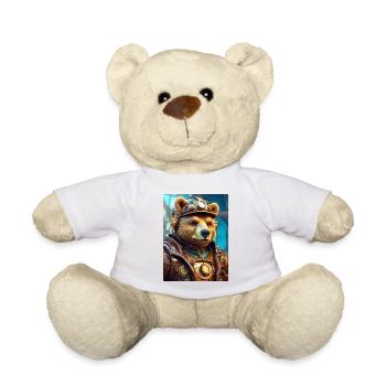 Steampunk Bear 1.17 - Teddy Bear - white - Front