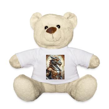 Steampunk Dragon 1.10 - Teddy Bear - white - Front