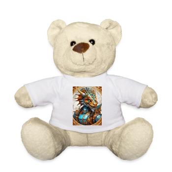 Steampunk Dragon 1.6 - Teddy - Weiß - Vorne