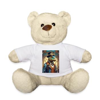 Steampunk Dino 1.21 - Teddy Bear - white - Front