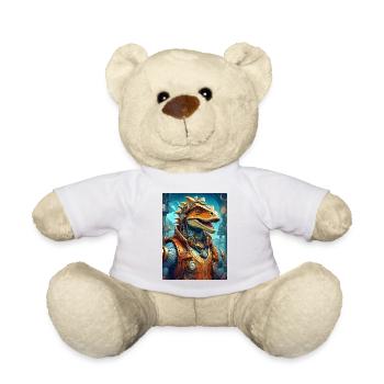 Steampunk Dino 1.23 - Teddy Bear - white - Front
