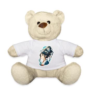 Anime / Comic / Japanisch / Zeichentrick / Cartoon - Teddy - Weiß - Vorne