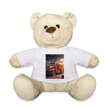 Camion de pompiers steampunk 1.18 - Nounours - blanc - Devant