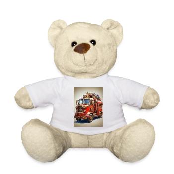 Camion de pompiers steampunk 1.17 - Nounours - blanc - Devant