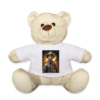 Homme pompier steampunk 1.8 - Nounours - blanc - Devant