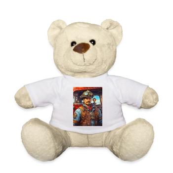 Homme pompier steampunk 1.21 - Nounours - blanc - Devant