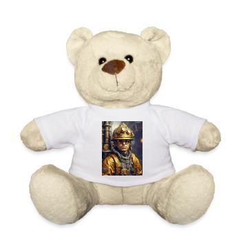 Steampunk Firefighter Man 1.24 - Teddy - Weiß - Vorne
