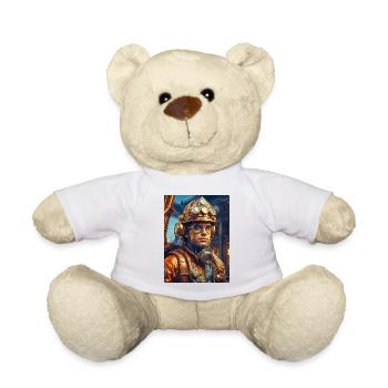 Homme pompier steampunk 1.34 - Nounours - blanc - Devant