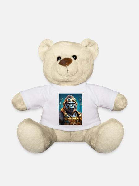 Steampunk Gorilla 1.18 - Teddy Bear - white