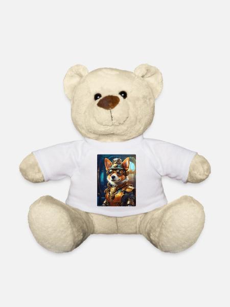 Steampunk Hund 1.7 - Teddy - Weiß