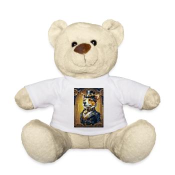 Steampunk Dog 1.11 - Teddy Bear - white - Front
