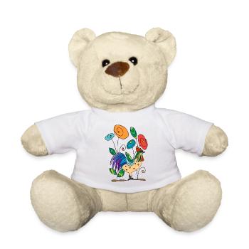 Rooster - Teddy Bear - white - Front